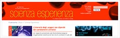 Ulisse. Nella rete della scienza // The italian portal of science communication ( Graphic designa and CSS / through Prospero )